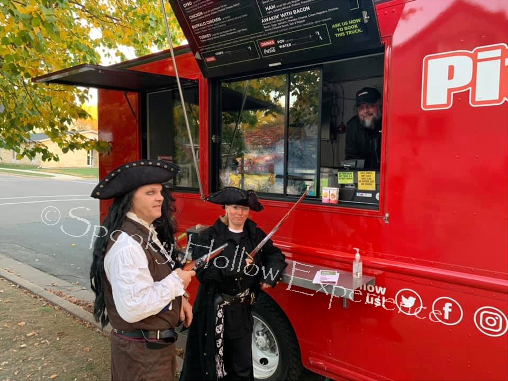 Spooky Hollow Experience copyright food truck pita pit
