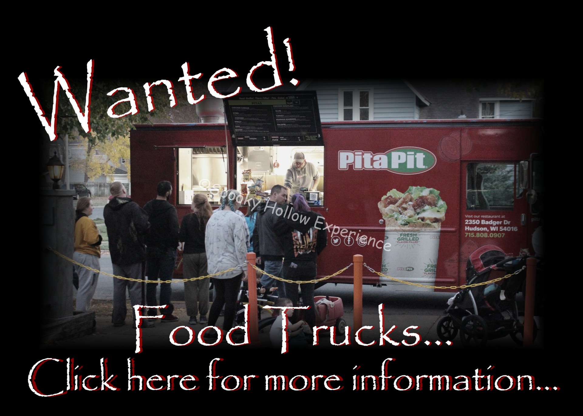 Spooky Hollow Experience copyright food truck