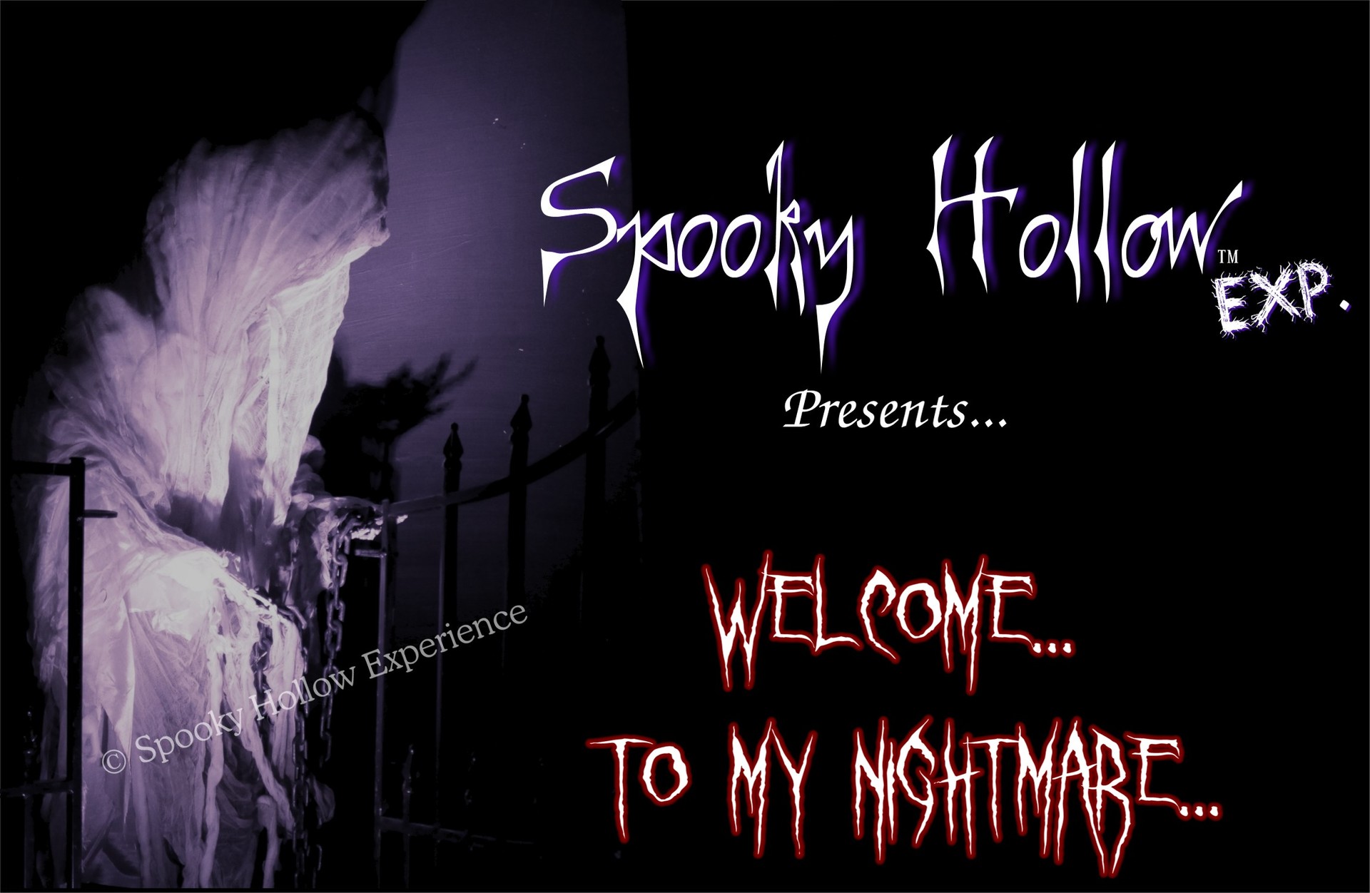 Spooky Hollow Experience copyright 2014 title